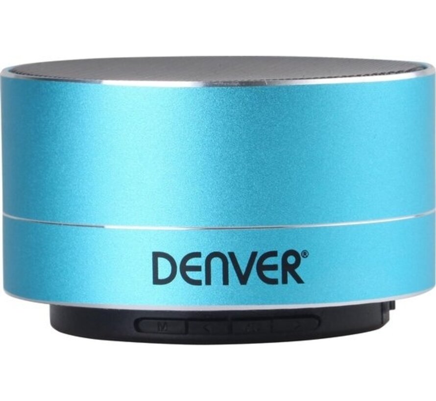 Denver BTS-32 Blue - Enceinte Bluetooth sans fil