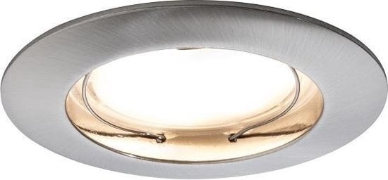 Paulmann 93958 Coin LED éclairage encastré pour salle de bain Set de 3 pièces 21 W Blanc chaud Fer (brossé)