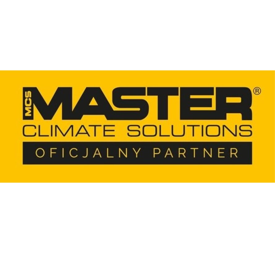 Master Electric Heater B2PTC - 2000W - 100m³ - IP21 - Avec thermostat
