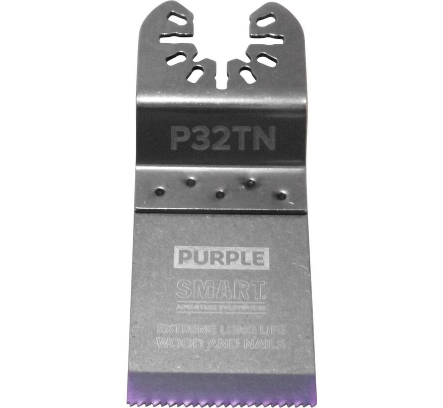 Lames SMART Purple Lame de scie multi-outils bi-métal - 32x52mm - 3 pièces