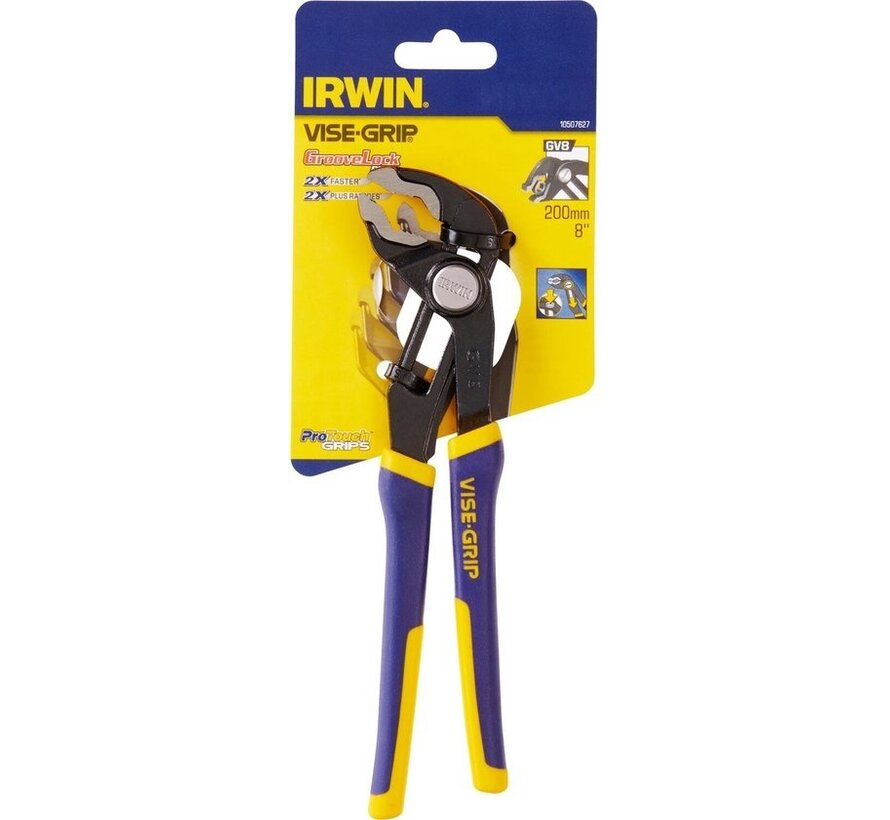 Irwin Pince pour pompe à eau GV8 GrooveLock PTG 8"/200 mm - 10507627