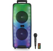 iDance iDance GOPARTY-4 Party Speaker - Haut-parleur Bluetooth avec lumière Disco - 200 watts - Ensemble Karaoké avec microphone