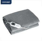 Concept Concept DV7410 Couverture chauffante électrique - Sur-couverture - Double - Polaire - Arrêt automatique - Protection contre la surchauffe - 3 niveaux de chaleur - 180 x 130 cm