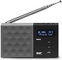 Nikkei NDB30BK Radio DAB+ portable - Radio-réveil - Sans fil - Noir/Gris