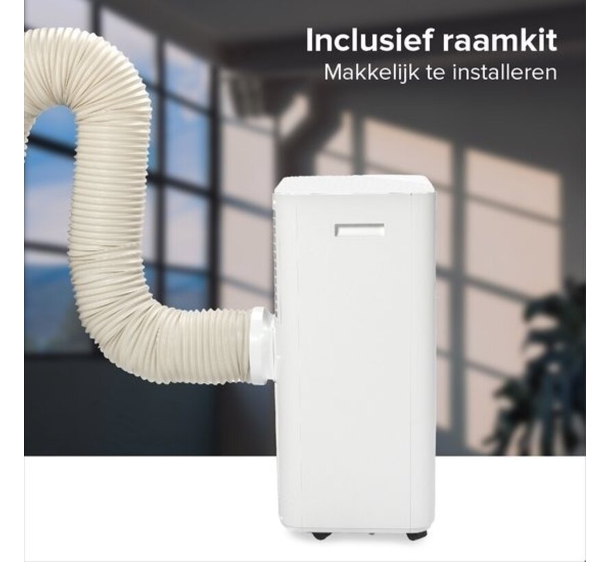 Climatiseur mobile avec déshumidificateur - SEEGER -  Kit d'installation inclus - Pour chambre et salon - Climatisation - 7000 BTU  - SAC7000 - Blanc