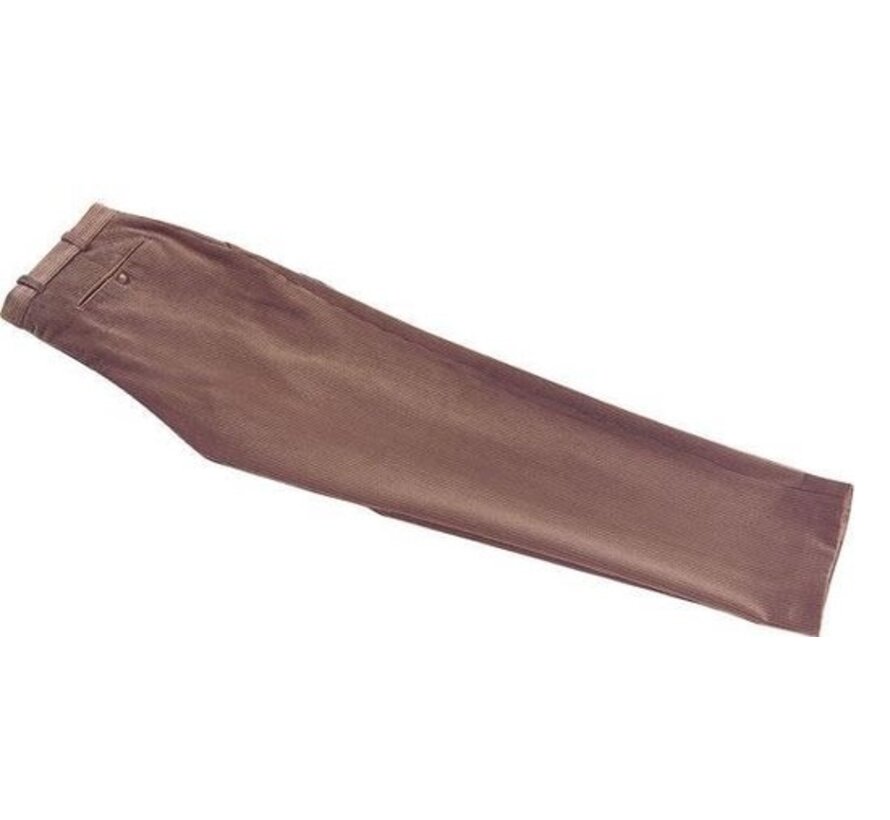 Wisent Pantalon en velours côtelé stretch avec taille élastique bleu marine taille 28 (court)