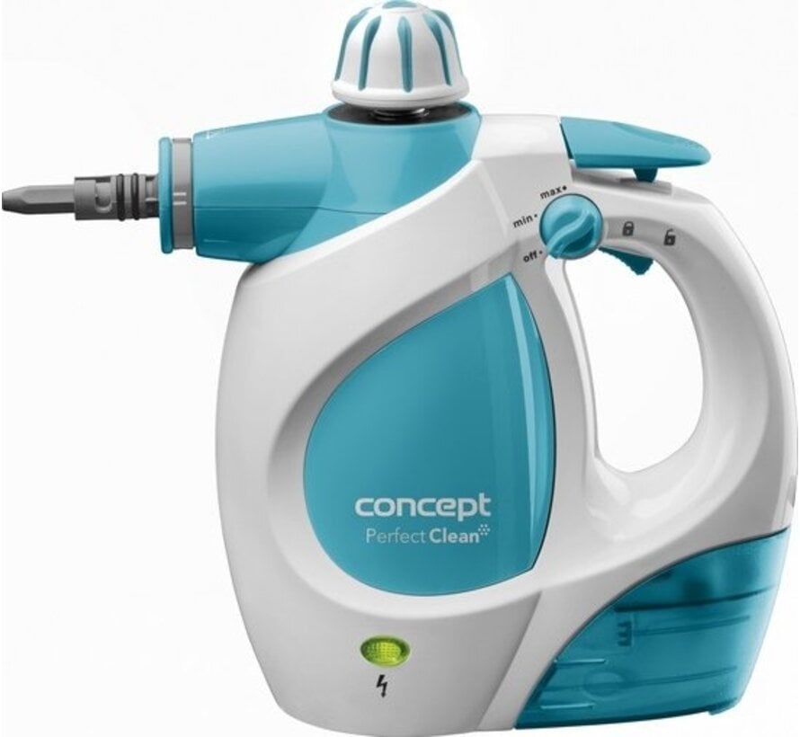 Concept CP1010 Handheld steam cleaner - Nettoyeur vapeur portatif - Divers accessoires - Convient pour les sols, la salle de bains, le verre et les tissus d'ameublement