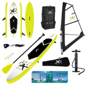 Koopman XQ Max SUP Board Set avec voile - 305cm - Jaune/Noir/Blanc