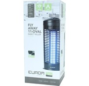 Eurom Fly Away 11-Oval Insect Killer | Lampe à mouches 11W | Insect killer 90m2