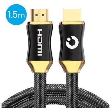 Auronic Auronic Câble HDMI 2.0 - 1.5M - 18Gbps - Haute vitesse et résolution - 4K (60 Hz) - Noir