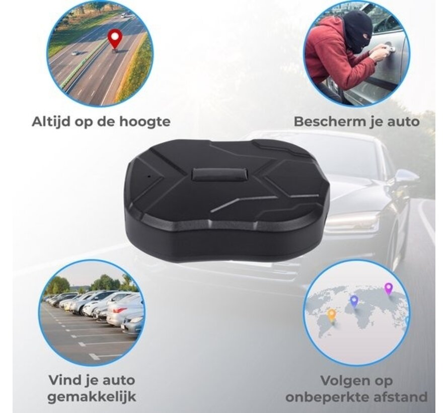 Nuvance - Traceur GPS avec application - pour voiture - vélo - valise - 1440 heures d'autonomie - IP66 Waterproof - Track and Trace