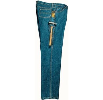 Merkloos Wisent Work Wear Jean de travail en denim durable, couleur bleu, taille 28