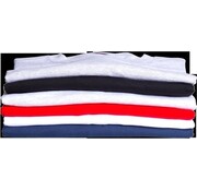 Merkloos T-shirt Fruit of the Loom à col rond bleu marine taille L