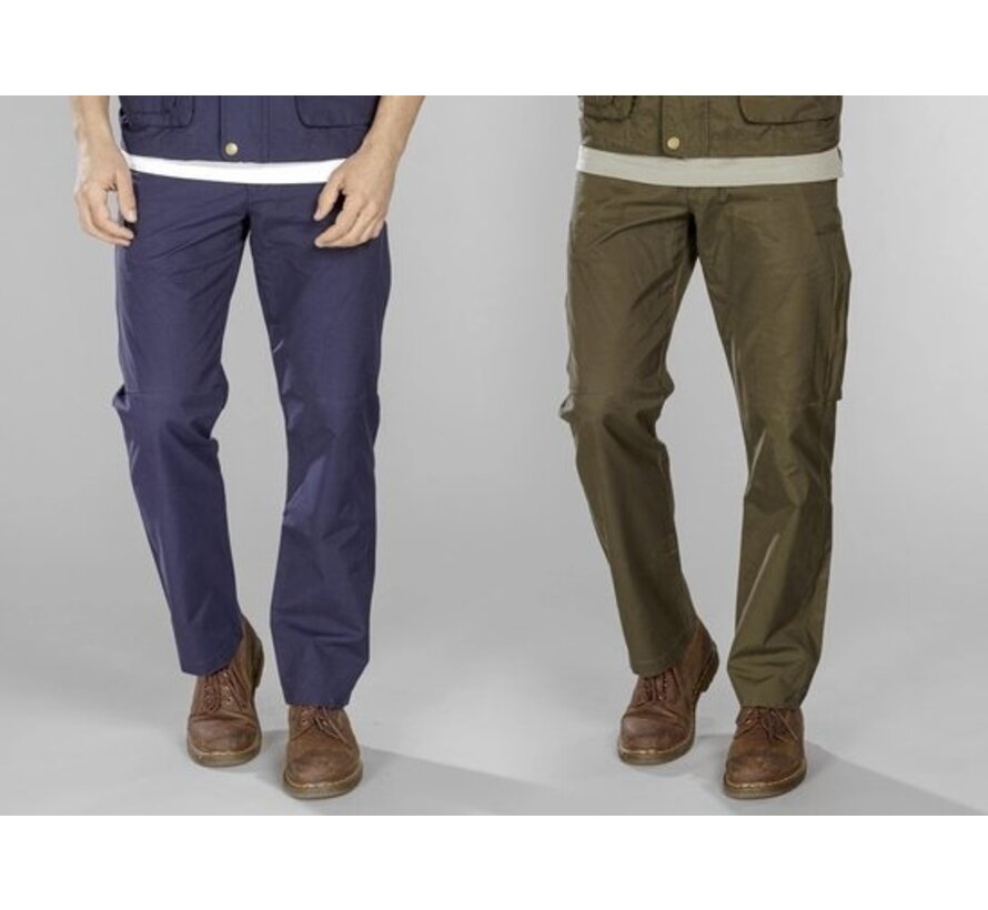 Westfalia Pantalon homme avec poche arrière zippée vert olive taille 26 (court)