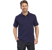 Merkloos Polo homme avec patte de boutonnage bleu marine taille XXL