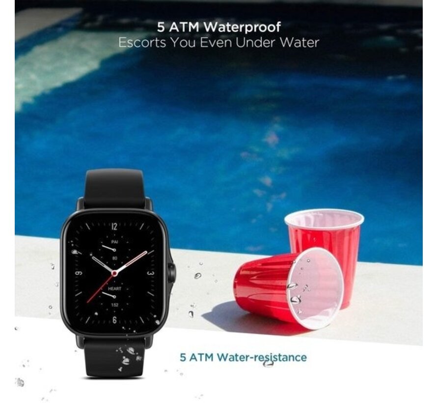 Amazfit Smartwatch GTS 2E - Noir minuit