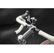 Lampa Optiline® Titan Combo support de téléphone pour guidon scooter vélo