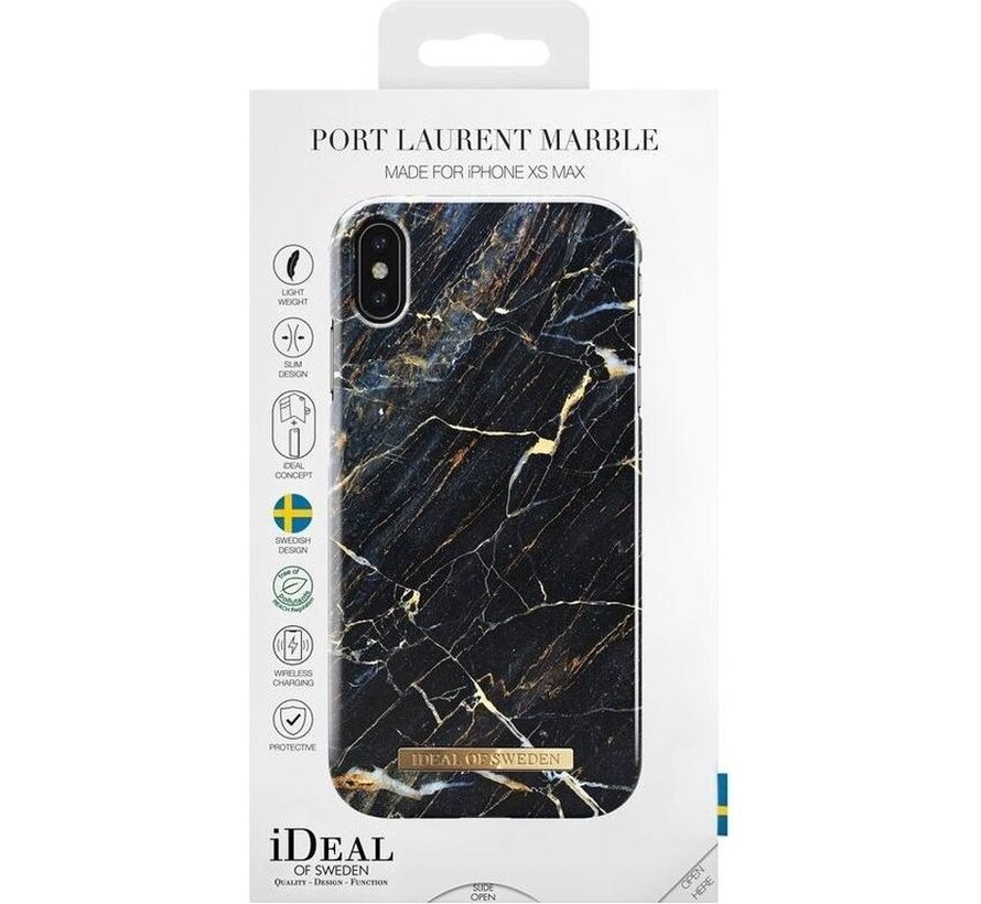 iDeal of Sweden Fashion Case coque téléphone iPhone Xs Max Port Laurent Marble