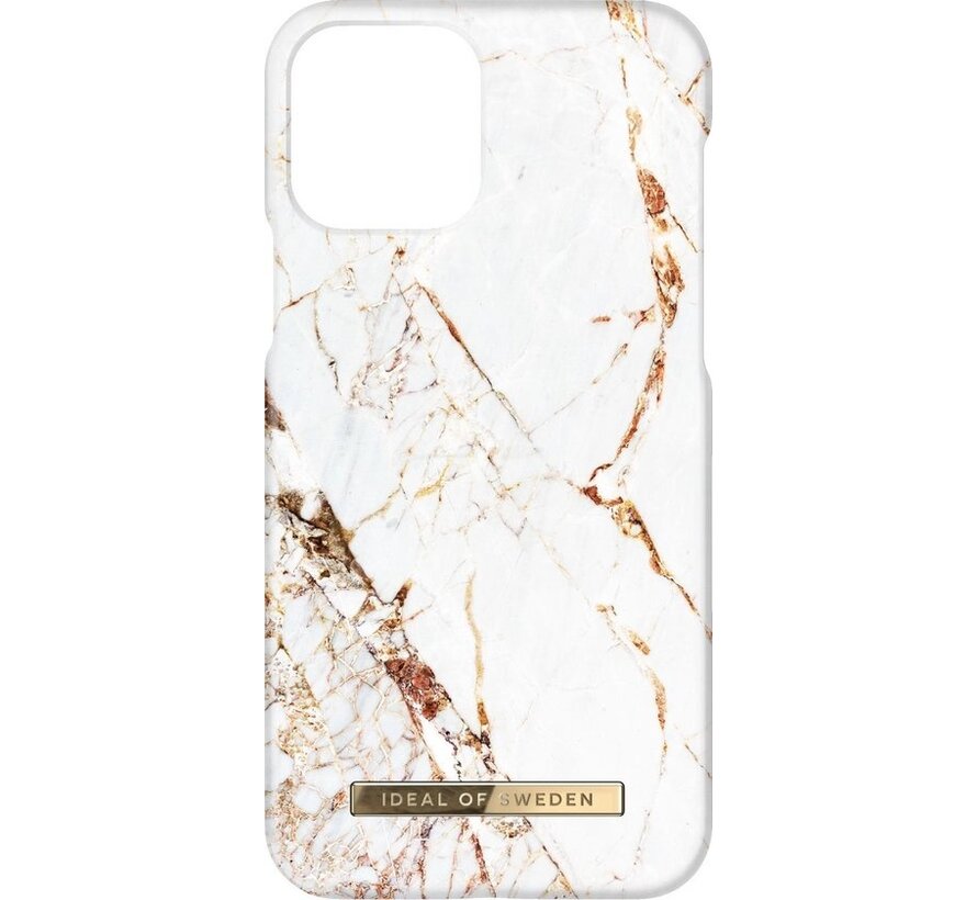 iDeal of Sweden case suitable for Apple iPhone 13 Pro - Plastic Back Cover - Carrara Gold