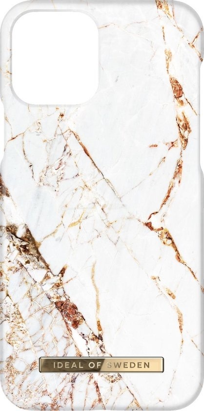 iDeal of Sweden case suitable for Apple iPhone 13 Pro - Plastic Back Cover - Carrara Gold