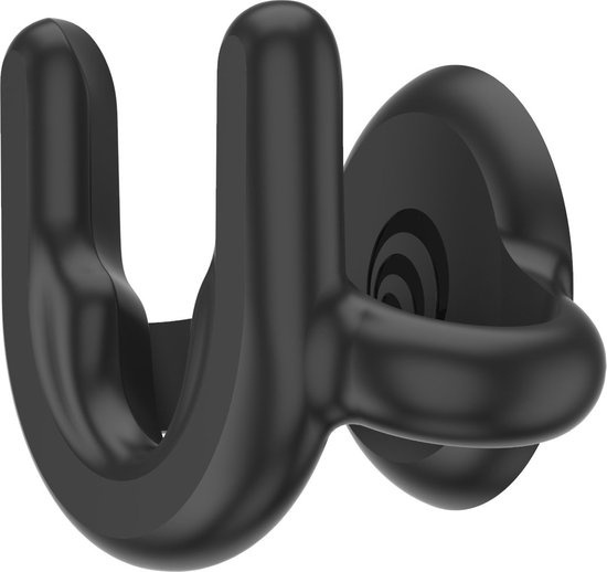PopSockets Popmount 2 - Support de téléphone mains libres pour toutes les surfaces - Noir