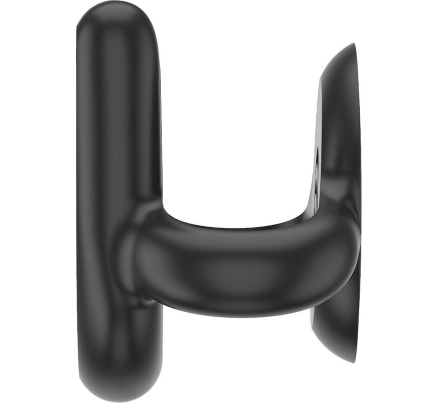 PopSockets Popmount 2 - Support de téléphone mains libres pour toutes les surfaces - Noir
