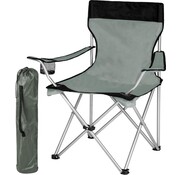 Tectake Tectake Chair Basic Camping Chair - Gris:Noir