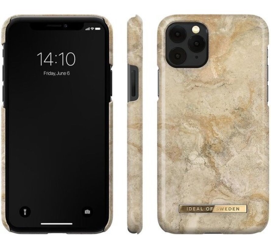 Coque arrière Fashion pour iPhone 11 et iPhone XR - Sandstorm Marble