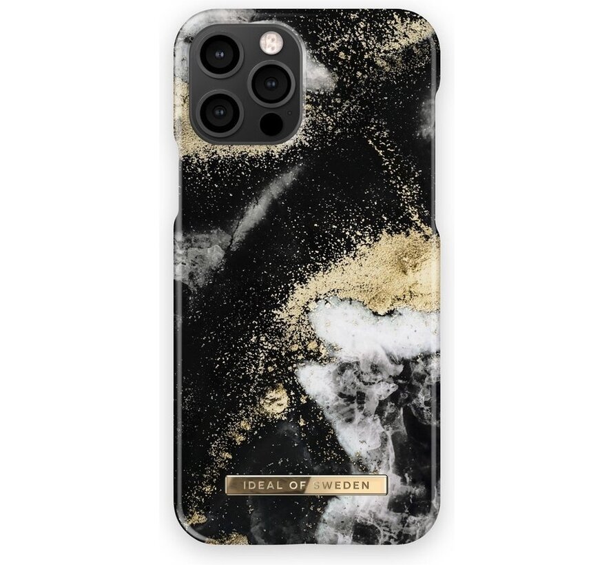 iDeal of Sweden - Apple Iphone 12 Fashion Case 150 - Noir Galaxy Marble