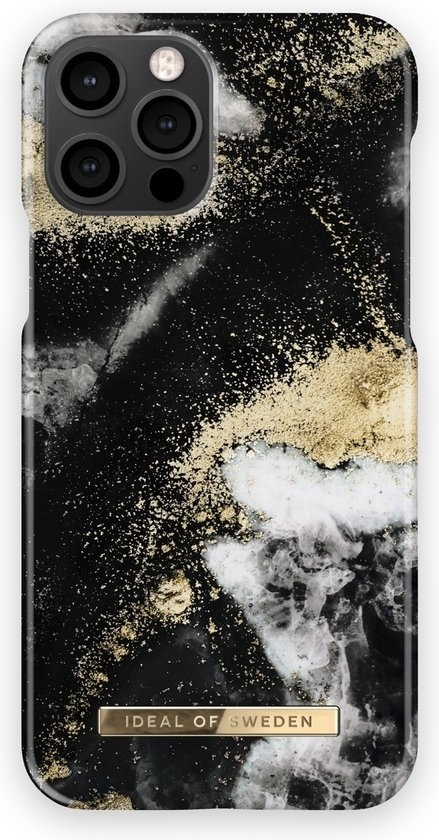 iDeal of Sweden - Apple Iphone 12 Fashion Case 150 - Noir Galaxy Marble