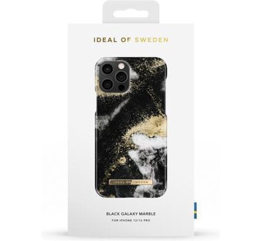 iDeal of Sweden - Apple Iphone 12 Fashion Case 150 - Noir Galaxy Marble