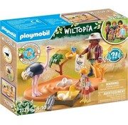 Playmobil PLAYMOBIL Wiltopia - Visite du papa autruche - 71296