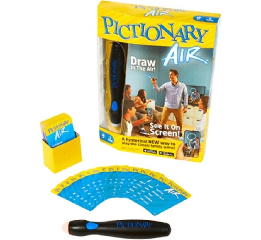 Mattel Games Pictionary Air - Jeu de société familial jeu de dessin - édition néerlandaise