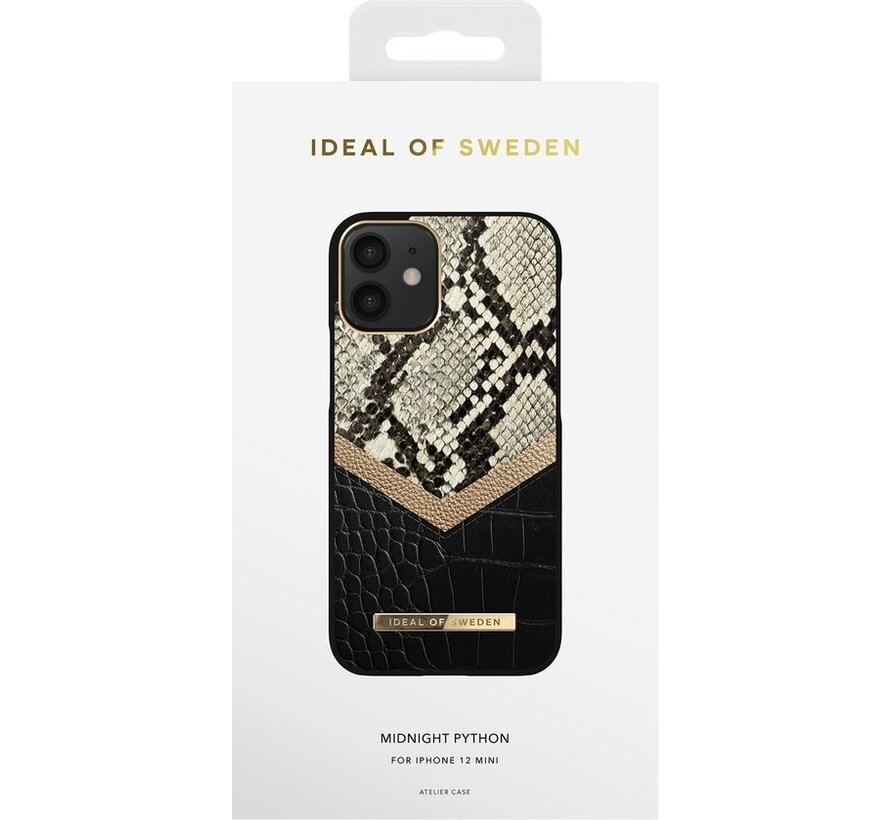 iDeal of Sweden Coque arrière pour iPhone 12 Mini - Midnight Python