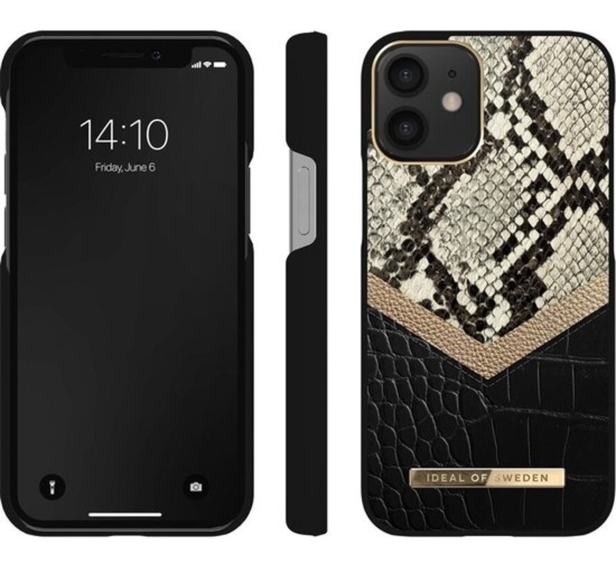 iDeal of Sweden Coque arrière pour iPhone 12 Mini - Midnight Python