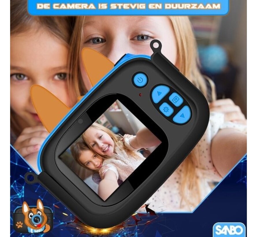 Sanbo T31 Pro Kids Camera - Blue / Black - Incl. 32Gb Sd Card and Reader - Caméra photo Kids - Vlogging - Play camera