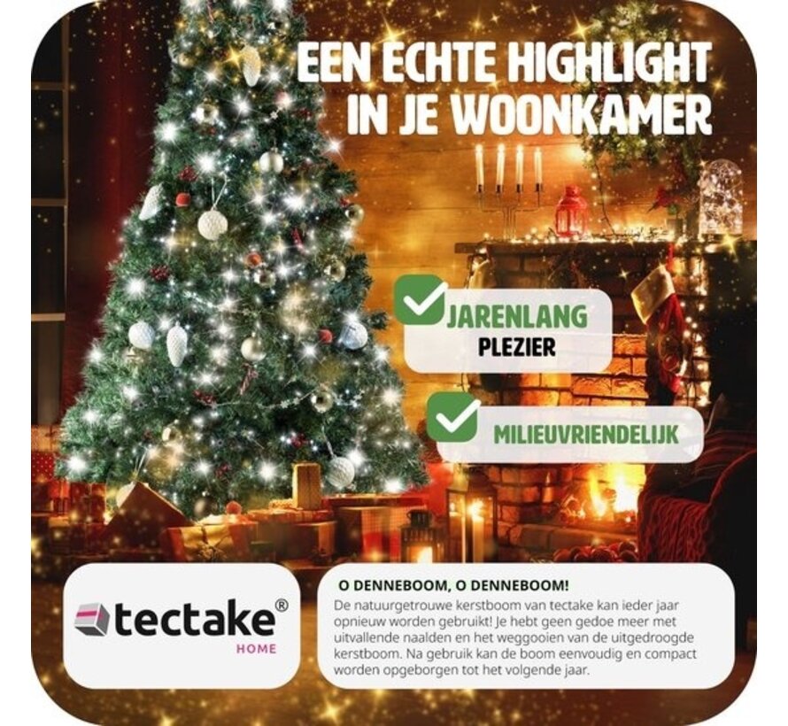 Tectake - Arbre de Noël artificiel - 180 cm - avec support - Arbre de Noël - Pin - 533 points - 402820