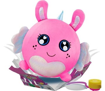 Biggies Lapin rose - Peluche gonflable Câlin