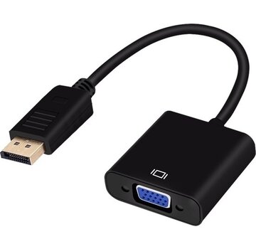 Garpex Adaptateur Displayport à VGA - DP à VGA - Adaptateur DP à VGA - Convertisseur Full HD 1080P