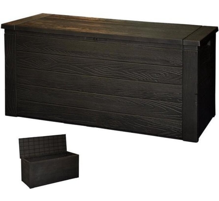 Boîte à coussin - Pro Garden - Premium - Imperméable - 120x45x57 cm - Noir
