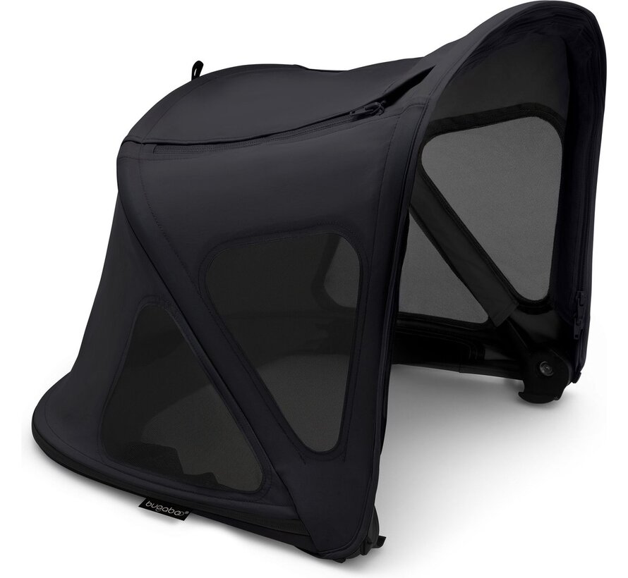 Bugaboo Fox /Cameleon3 /Lynx Breezy Sunshade - Compatible avec toutes les poussettes Bugaboo Fox - Noir