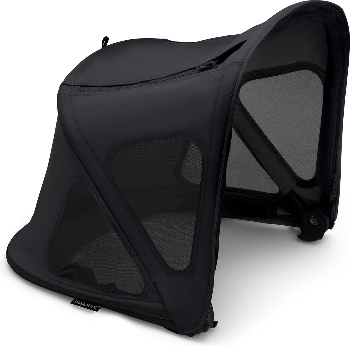 Protection solaire pour poussettes - Bugaboo - Compatible avec toutes les poussettes - Fox - Breezy Lynx - Cameleon3 - Noir