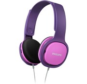 Philips Philips SHK2000 - Casque pour enfants - Volume limité au niveau de l'oreille - Rose/violet - Bandeau ergonomique