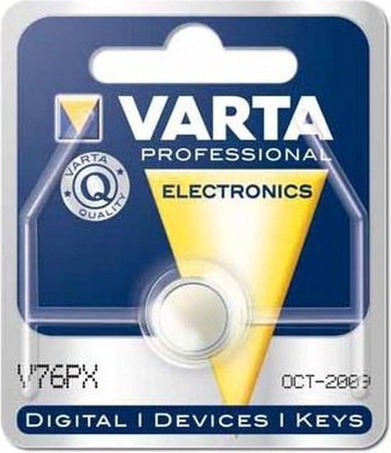 Pile bouton Varta Silver oxide 1,55 V SR44