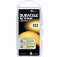 Pile non rechargeable Duracell DA10 1,4V pour appareils auditifs