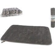 Alfombra - tapis de bain doux - tapis - salle de bain - 40x60cm - anthracite