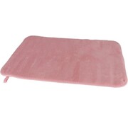 Gerim Tapis de bain à séchage rapide avec anit slip rose 40 x 60 cm rectangulaire - tapis pour la salle de bain