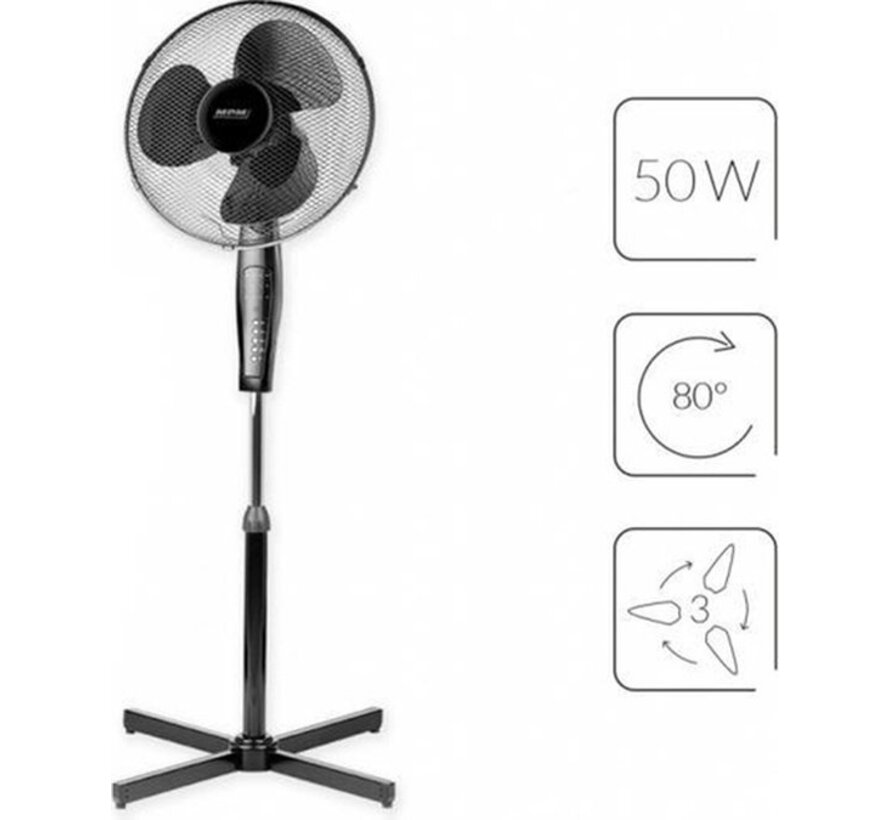 Mpm - ventilateur - avec télécommande - mwp-19 - 2 couleurs