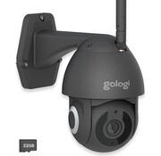 Gologi Gologi Superior Caméra extérieure - Caméra extérieure avec vision nocturne - Caméra de sécurité - Caméra de sécurité - 3MP - Avec wifi et application - Noir