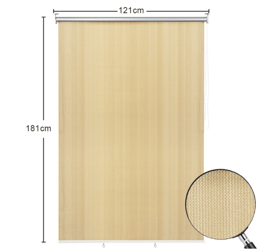 Coast store occultant store extérieur avec protection UV store avec protection solaire 121x181 cm beige